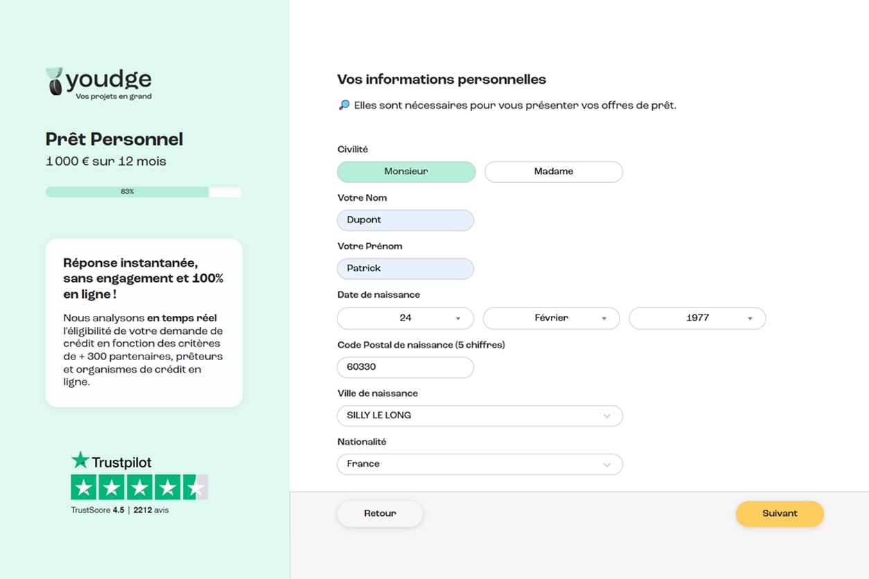 remplissage du formulaire credit - comment remplir formulaire demande credit